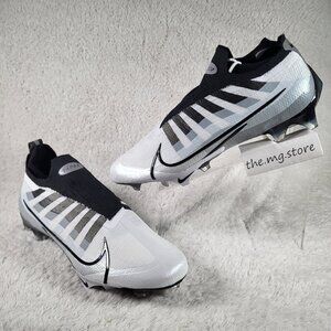 Nike Vapor Edge Elite 360 Flyknit Metallic Silver Cleat Size 13.5 New DQ3558-100